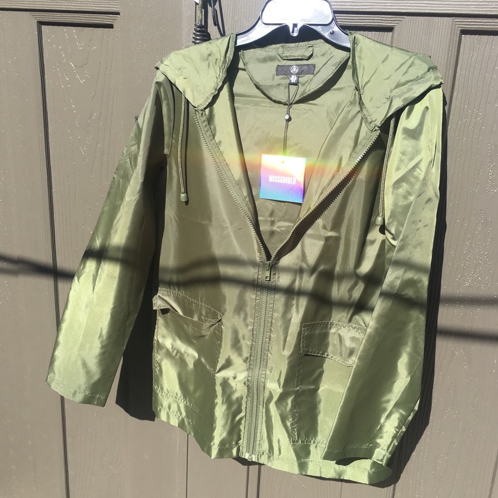 Miss Guided light windbreaker.